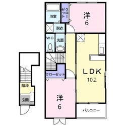 ブライトハウス西村の物件間取画像